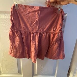 Pink dark salmon coloured tube top. L American eagle